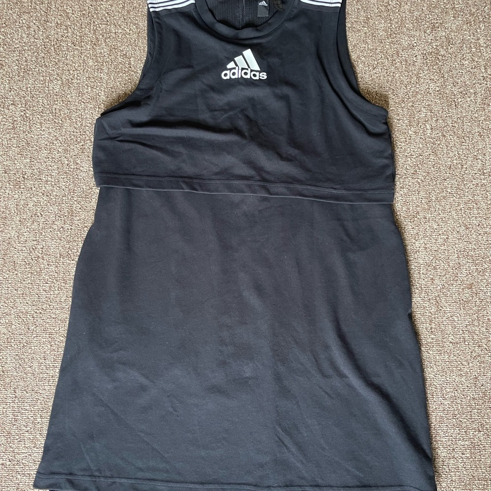 Adidas Black Sleeveless Dress